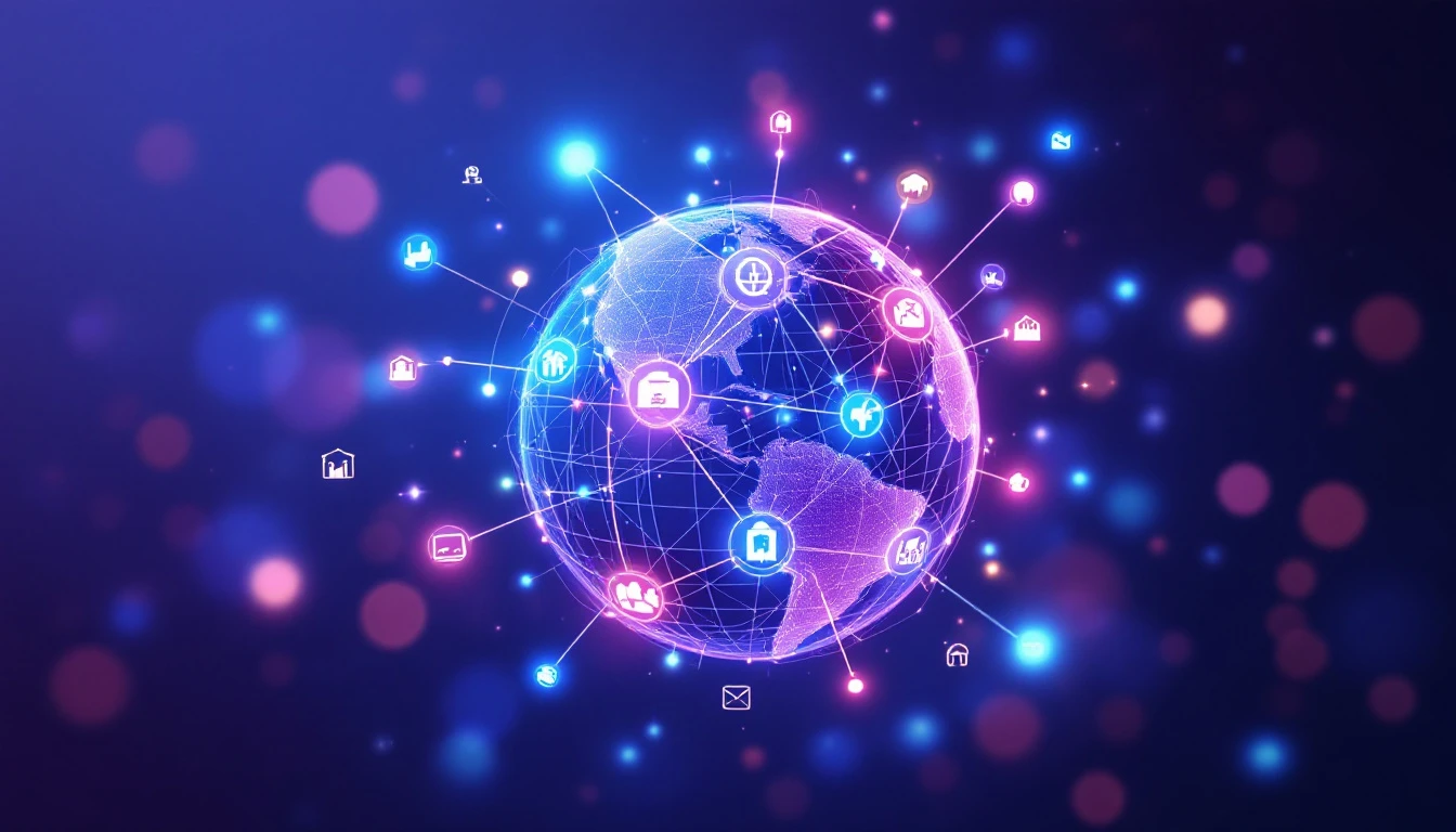 Global network connecting industries served by Dynamics 365 Business Central solutions