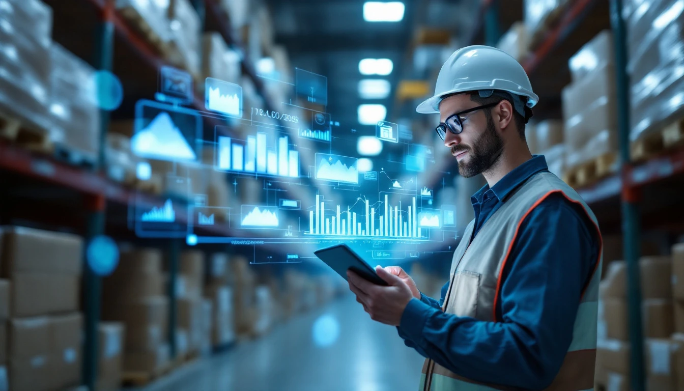 Warehouse manager using real-time inventory analytics in Dynamics 365 Business Central