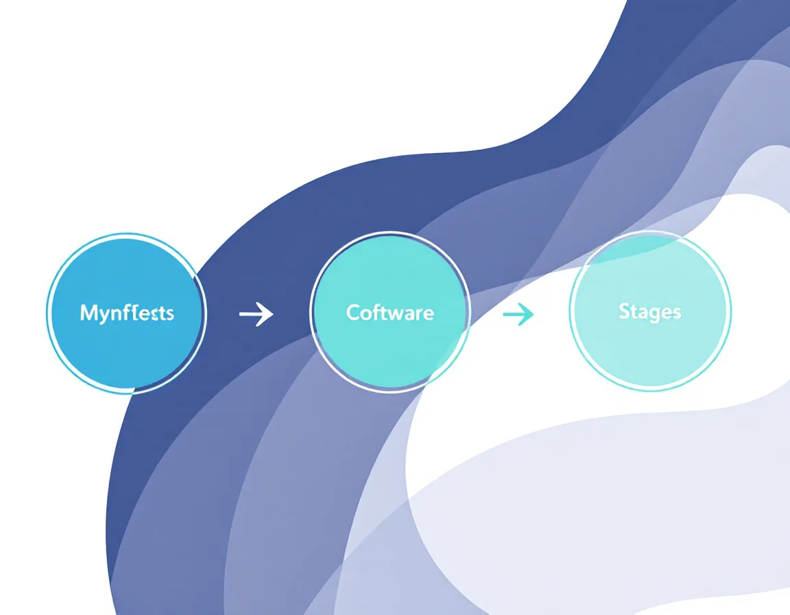 Diagram of a Power Platform development, test, and production environment pipeline