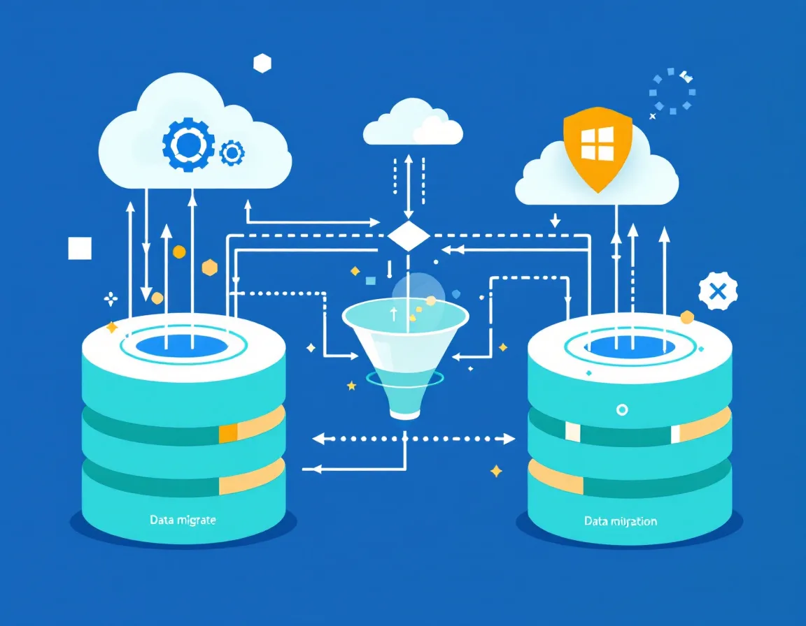 Data migration and governance illustration for Dynamics 365 CRM implementation
