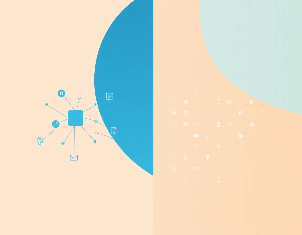 Visual comparison of Dynamics 365 CRM's Microsoft ecosystem strengths versus Salesforce's third-party app marketplace strengths
