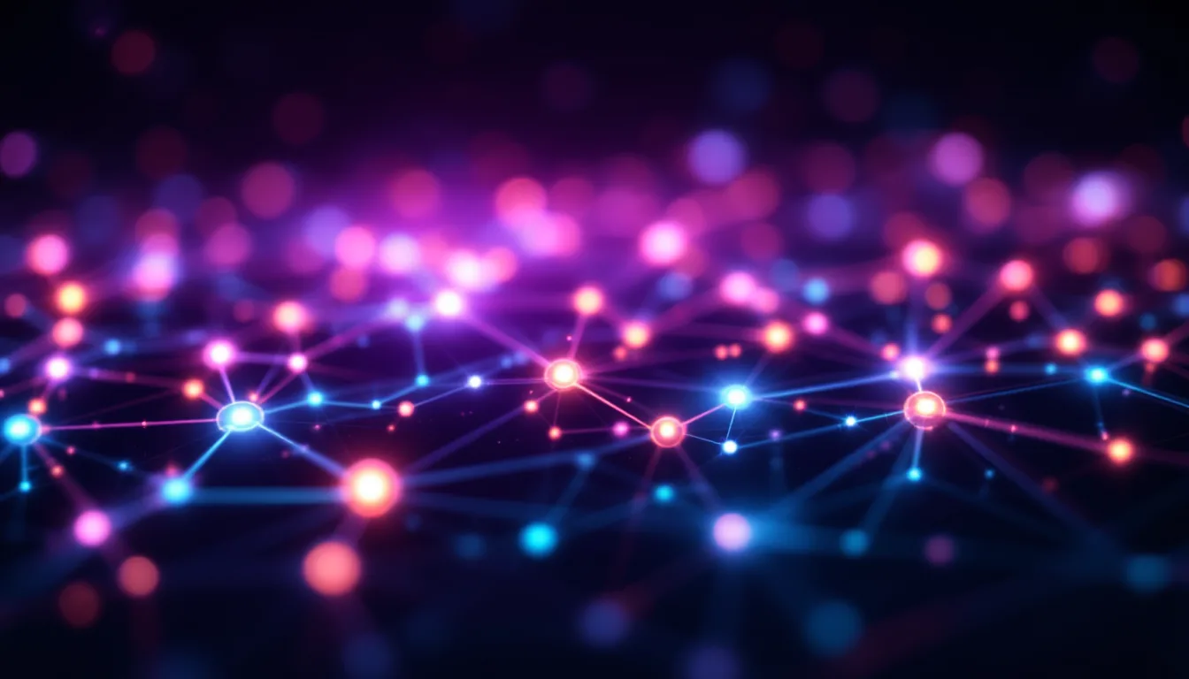 Digital network connecting industries served by Dynamics 365 Marketing solutions