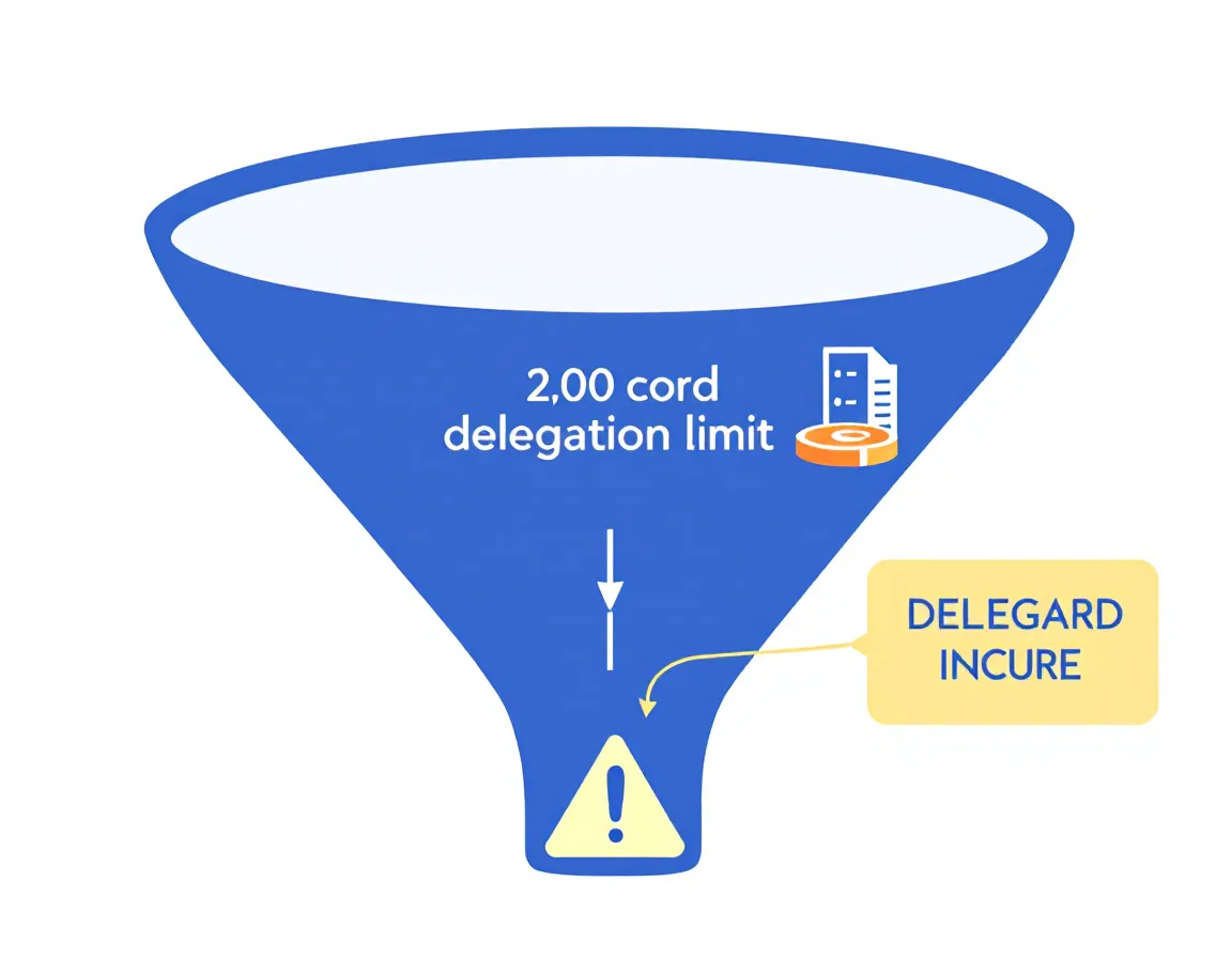 Diagram illustrating the Power Apps delegation limit on record processing