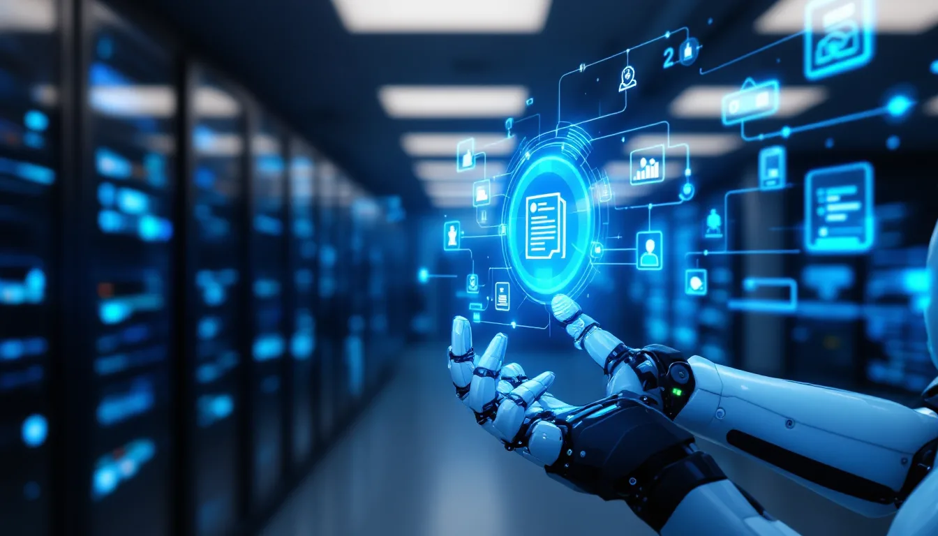 AI-powered robotic process automation in Microsoft Power Automate handling business documents