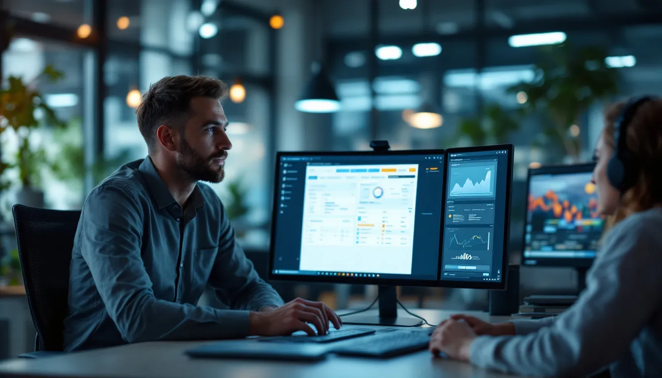 Consultant and developer building a custom Power Pages business portal