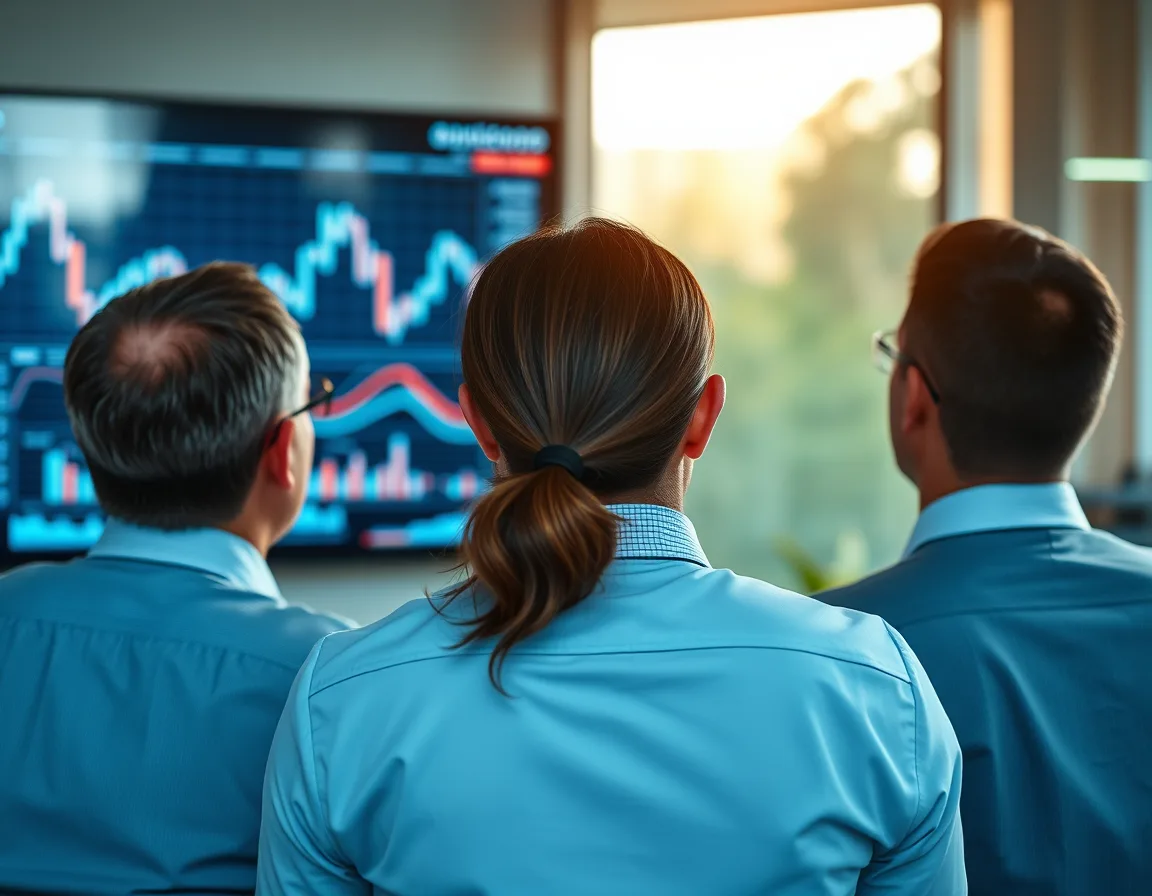 Finance team reviewing results during a parallel month-end close before go-live